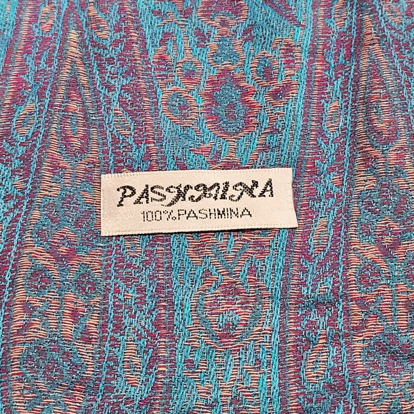 Paisley Pashmina Scarf - Picture 3 of 16